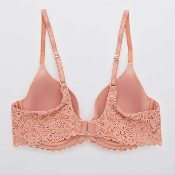 Aerie Real Sunnie Full Coverage Lightly Lined Blossom Lace Bra - Picture 2 of 8
